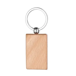 10pcs Blank Round Wood Keychains