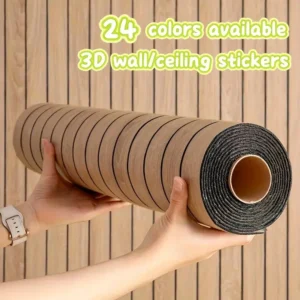 NINETAI Peel and Stick Floor Tile,1 roll of decorative 3D wall panels,