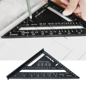 7 Inch Aluminum Alloy Triangle Ruler Speed Square